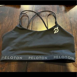 SOLFIRE PELOTON black sport bra size large